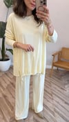 SARI 4319 BÜZGÜ DETAY TAKIM 