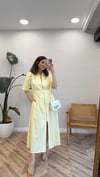 SARI 4800 NAKIŞ DETAY ELBİSE 