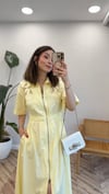 SARI 4800 NAKIŞ DETAY ELBİSE 