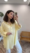 SARI 4808 KAPÜŞONLU TUNİK 