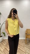 SARI 4925 MİDYE DETAY YELEK 
