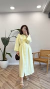 SARI 5417 GÖMLEK ELBİSE 