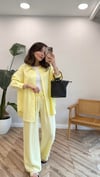 SARI 5605 GÖMLEK TAKIM 