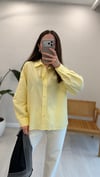 SARI 5803 ŞAL DETAY GÖMLEK 