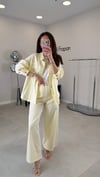 SARI 6166 NAKIŞ DETAY GÖMLEK 