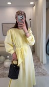 SARI 6779 VOLAN DTY ELBİSE