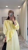 SARI 6779 VOLAN DTY ELBİSE