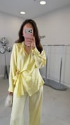 SARI 7318 TOKA DETAY BLUZ 