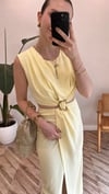 SARI 8190 GOLD TOKALI ELBİSE