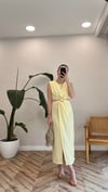 SARI 8190 GOLD TOKALI ELBİSE