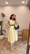SARI 8211 POPLİN ELBİSE 