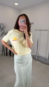SARI 8340 GÜNEŞ DESEN TİŞÖRT 