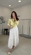 SARI 8663 ÇİÇEKLİ ETEK TAKIM 