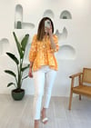 SARI KISA KOLLU BLUZ