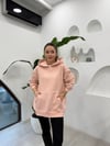 ŞEKER PEMBE 32109 KAPÜŞONLU SWEATSHİRT