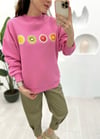 ŞEKER PEMBE MEYVELİ SWEAT 