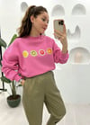 ŞEKER PEMBE MEYVELİ SWEAT 