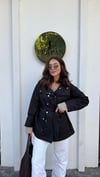 SİYAH 0004 KISA TRENÇKOT