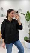 SİYAH 0157 SWEAT KANGURU CEPLİ KAPŞONLU