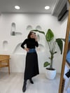 SİYAH 0277 ETEK PLİSELİ 