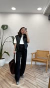 SİYAH 0338 LAOPAR DESEN PANTOLON