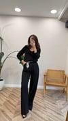 SİYAH 0522 KEMERLİ PANTOLON