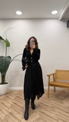 SİYAH  0709 TÜL ASİMETRİK ETEK 