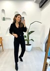 SİYAH 0816 POLO YAKA KAZAK