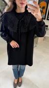 SİYAH 0820 GÜPÜRLÜ SWEAT 