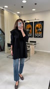 SİYAH 0820 GÜPÜRLÜ SWEAT 