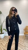 SİYAH 0935 PULLU HIRKA 