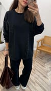 SİYAH 1037 TAŞ DETAY TAKIM 