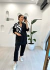 SİYAH 10390 SCUBA SWEAT