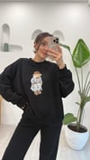 SİYAH 1041 SWEATSHİRT 