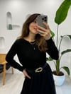 SİYAH 10536 BİSİKLET YAKA TRİKO 
