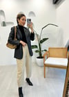 SİYAH 1135 DERİ BLAZER CEKET