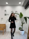 SİYAH 1196 TRİKO ELBİSE