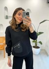 SİYAH 1463 SWEAT 
