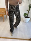 SİYAH 1530 STRAİGHT LEOPAR JEAN