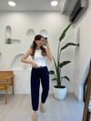 SİYAH 1662 TENCEL PANTOLON 