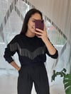 SİYAH 2178 ZİNCİRLİ SWEAT