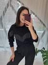 SİYAH 2178 ZİNCİRLİ SWEAT