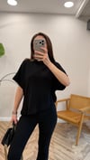 SİYAH 2239 ÖRME BLUZ 
