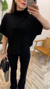 SİYAH 2239 ÖRME BLUZ 
