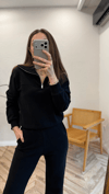 SİYAH  2265 FERMUARLI TAKIM 