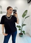 SİYAH 2299 TAŞLI TSHİRT 