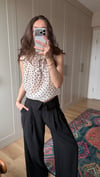 SİYAH 2396 KATLANIR BEL PANTOLON
