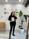 SİYAH 2437 BASKILI SWEATSHİRT