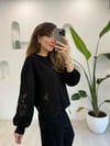 SİYAH 2829 NAKIŞ DETAY SWEAT 