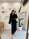 SİYAH  29790 VATKALI ELBİSE 